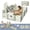 play yard-Slide and Basketball Hoop, variant on Portable Baby Playard,Stable Child Playpen with 14 Panels & 2 Game Doors,Fence Toddler Play Yards for Indoor & Outdoor for Babies and Toddlers,Grey&White