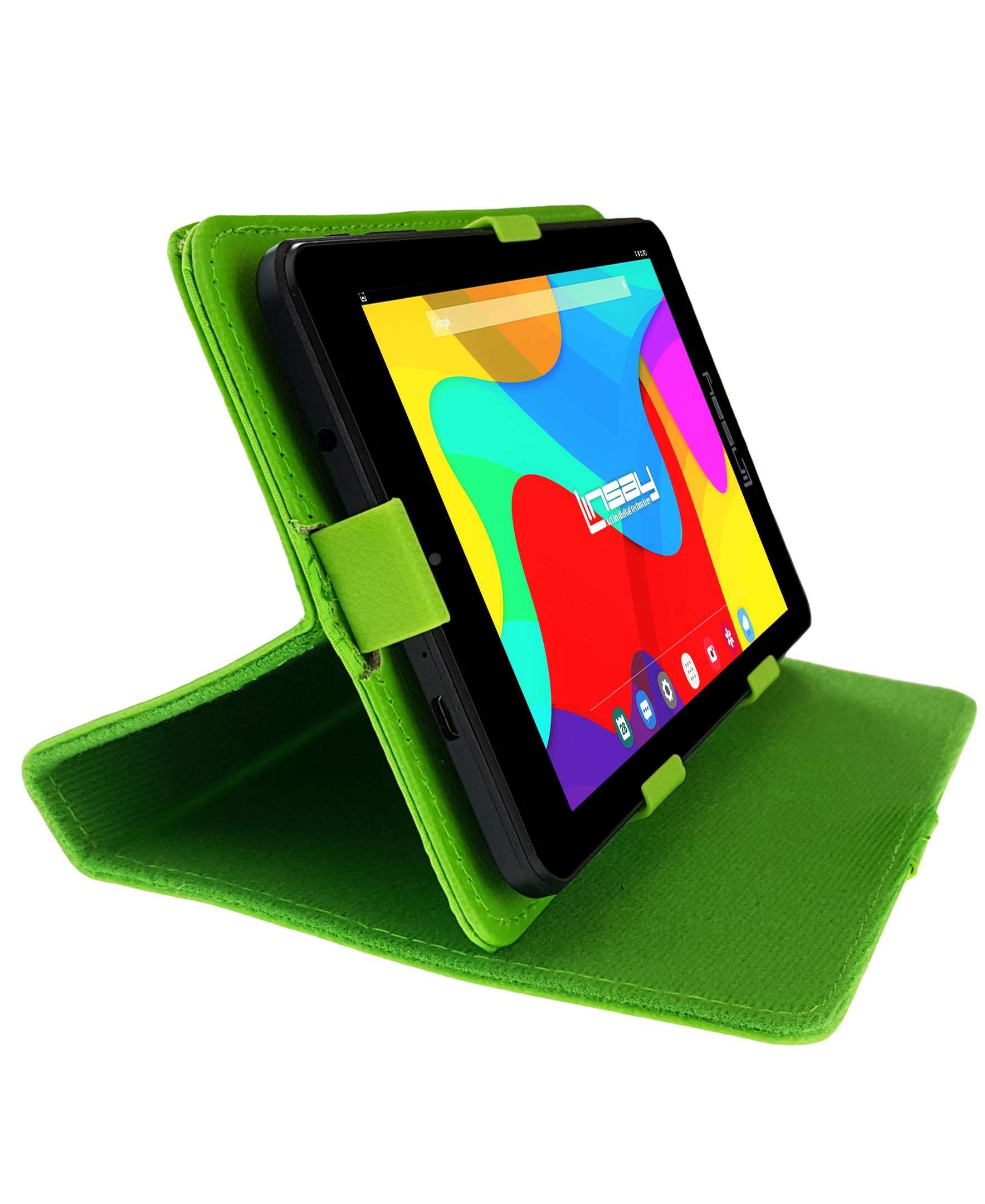 Linsay 7" 2GB RAM 32GB Android 12 Wi-Fi Tablet with Case Green, Pop Holder and Pen Stylus - image 3 of 3