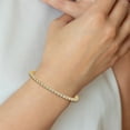 thumbnail image 5 of Finest Gold 14K Yellow Gold Mounting Tennis Diamond Bracelet, 5 of 5