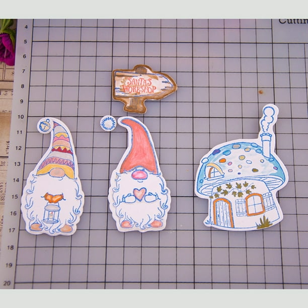 Sellos transparentes navideños Sellos transparentes de silicona para manualidades navideñas Bonitos sellos para hacer tarjetas Manualidades Álbum de recortes