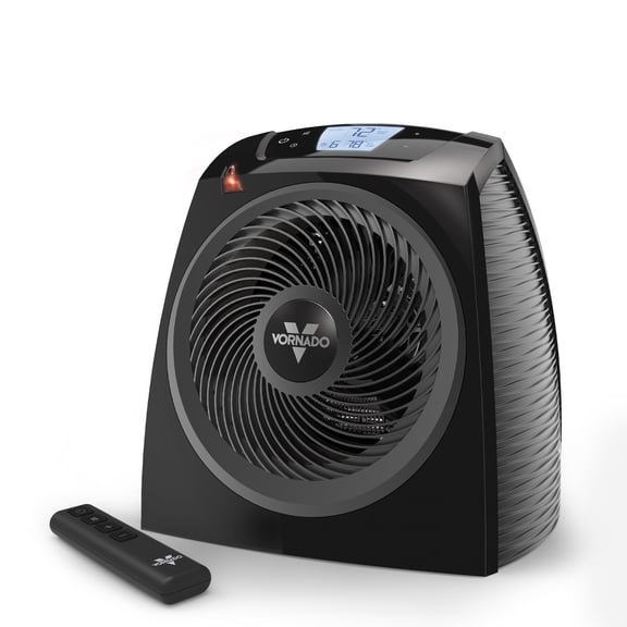 Vornado TAVH10 Space Heater (2025) with Remote for Home, Fan Only Option, Digital Display with Adjustable Thermostat, Advanced Safety Features, Timer, Auto Climate Control