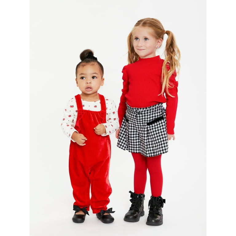 Baby girl top shorts and tights