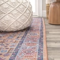 thumbnail image 6 of JONATHAN Y WASHABLE 5' Square Area Rug, Kemer All-Over Persian - Multi, WSH104A-5SQ, 6 of 6