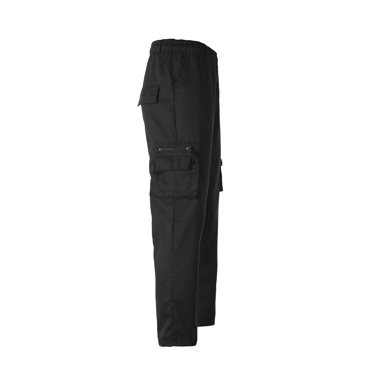 Men Loose Work Trousers Cargo Combat Style Knee Pad Pocket Hiking Workwear Pants 