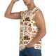 thumbnail image 3 of Fotbe Fall Farm Pumpkin Men's Camiseta sin Mangas Estampada para Hombres, Playera Casual para Gimnasio, Entrenamiento, Playa-Medium, 3 of 7