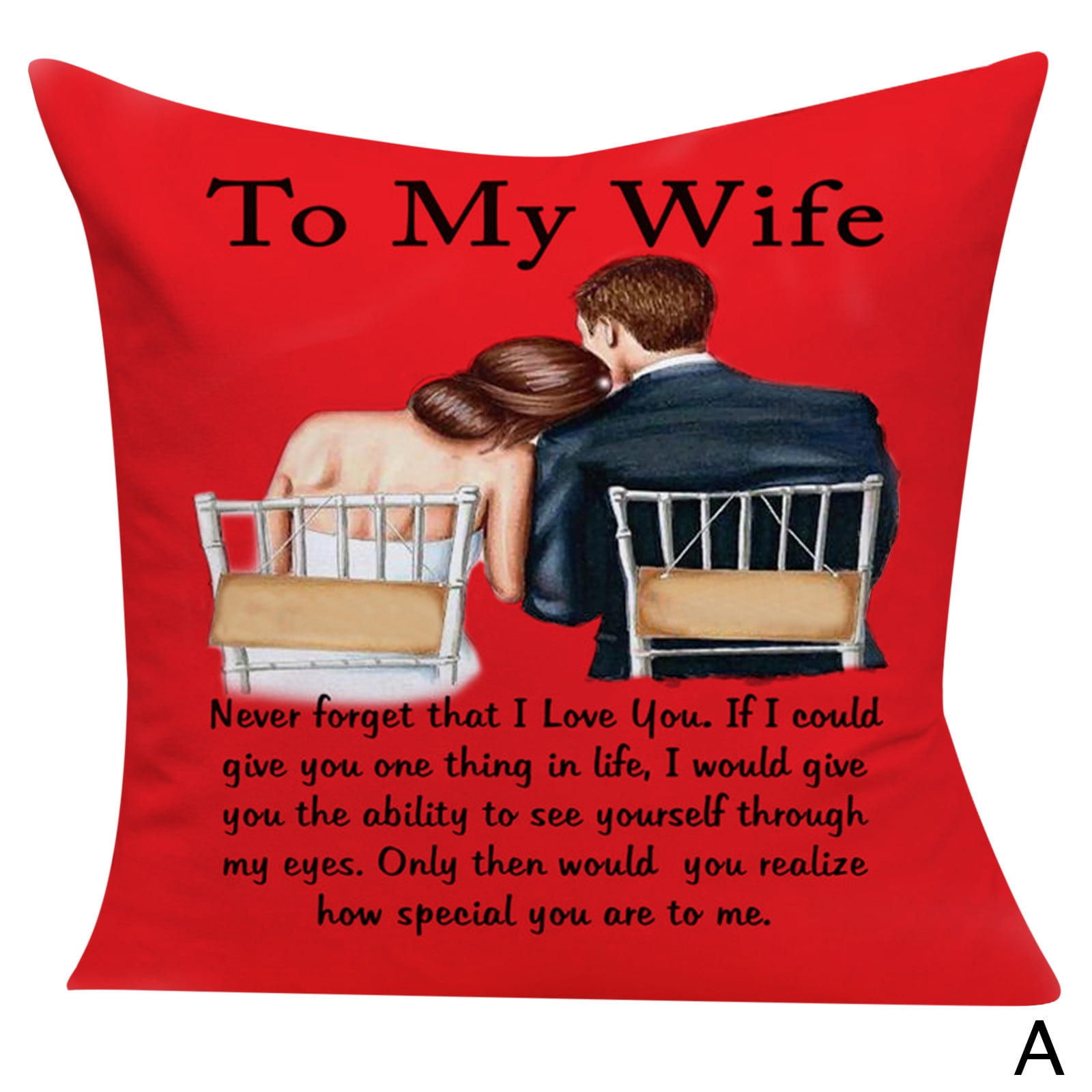 18/" Valentine/'s Day Throw Pillow Cases Cafe Sofa Cushion Cover Home Decor
