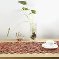 thumbnail image 2 of Hzzsbu Rectangle Felt Table Runners Openwork Floral Design Hollow Coasters Tablecloth Placemats Home Tea Table Cloth Wedding Decor, 2 of 7