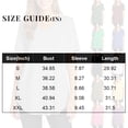 thumbnail image 4 of Garbnen Shirts for Women Short Sleeve Curved Hem V Neck T Shirts Women Hide Belly Summer Dressy Going Out Tops for Women M, 4 of 7
