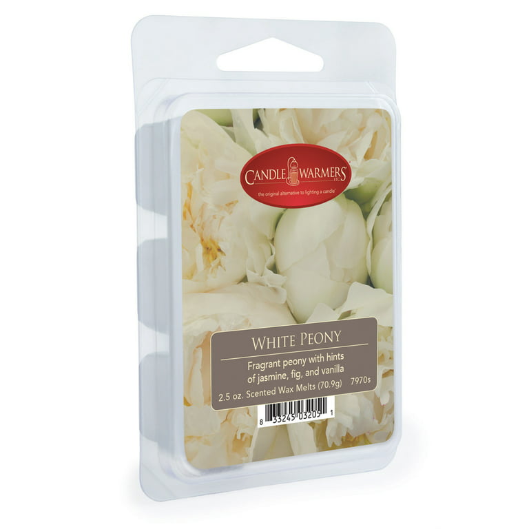 White Peony Scented Wax Melt Tarts, Pack of 4 