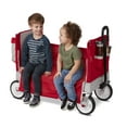 thumbnail image 5 of Radio Flyer, Family Wagon with Canopy, Folding Wagon, Light Gray and Red, 5 of 20
