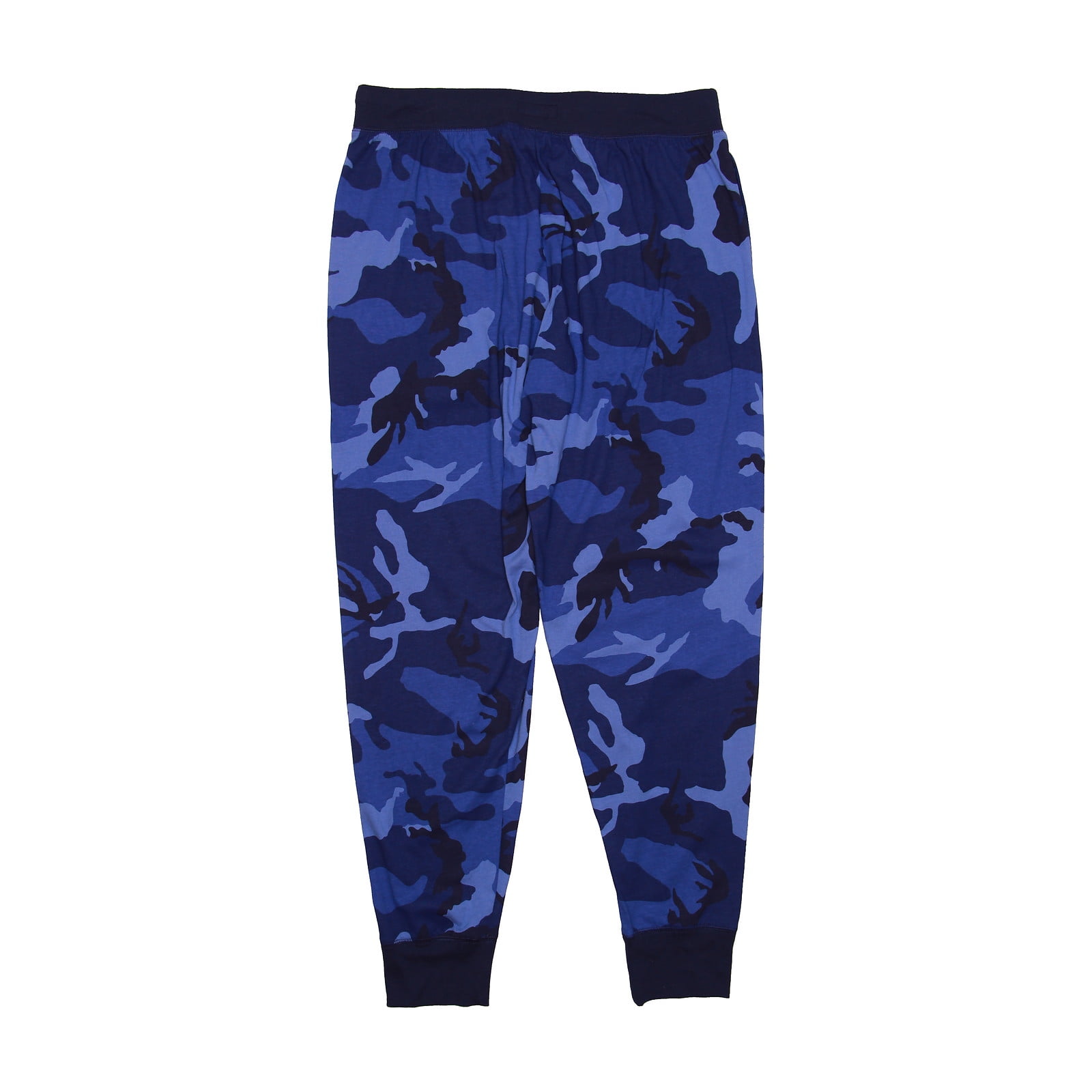 Polo Ralph Lauren Mens Camo Cotton Jogger Pajama Pants (Large, Blue