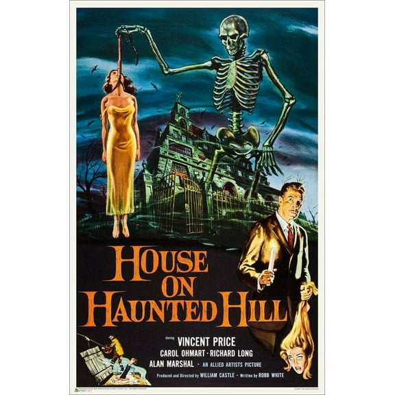 House On Haunted Hill Classic Movie Mini Poster 11" x 17"