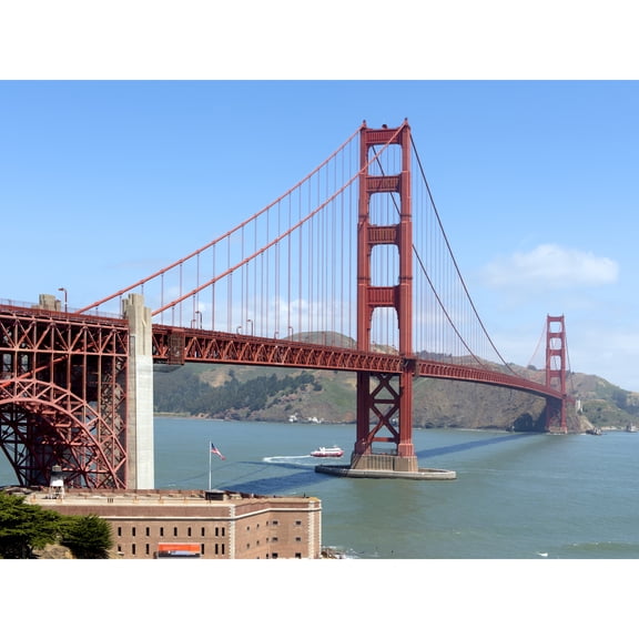 Highsmith Golden Gate Bridge Landscape Photo Extra Large XL Wall Art Poster Print