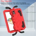 thumbnail image 6 of Kids Case for Lenovo Tab M11 11-inch TB330FU/TB330XU,ShellTech Lightweight EVA+PC Kid Friendly Shockproof Stand Protective Case Cover for Lenovo Tab M11,Red, 6 of 8