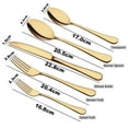 thumbnail image 2 of Silverware Set, 5Piece Stainless Steel Flatware Set,Kitchen Utensil Set Service for 1,Tableware Cutlery Set for Home and Restaurant, Dishwasher Safe, 2 of 7