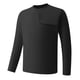 thumbnail image 1 of pstuiky camisas de manga larga para hombre, Camisa deportiva de manga larga con cuello redondo, transpirable, de secado rápido y color sólido para hombre camisetas de hombre xxxxl, 1 of 4