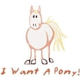thumbnail image 2 of CafePress - I Want A Pony Long Sleeve T Shirt - Long Sleeve Infant T-Shirt, 2 of 2