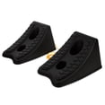 thumbnail image 4 of Miangastore 2 Pcs Cales de Roue de Voiture Tampons Stabilisateurs de Roue de Véhicule Bloc de Remorque Rampes de Voiture Cales de Roue, 4 of 9
