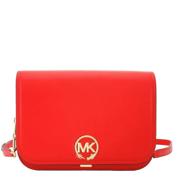 Michael Kors Delancey Medium Leather Messenger Bag