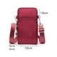 thumbnail image 2 of Bolsa tipo billetera con brazalete y monedero con cremallera cruzada para teléfono celular Rojo Verde Cocina, Decoración y Otros, 2 of 5