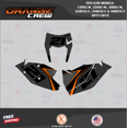 thumbnail image 3 of Kalair GFX Graphics Kit for KTM ENDURO 150XC-W, 250XC-W, 300XC-W, 250EXC-F, 350EXC-F and 500EXC-F (2017-2019) Orangecrew Series, 3 of 5