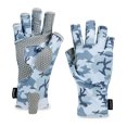 thumbnail image 1 of RV 1 par de guantes de pesca L/XL, grises, guantes de caza de camuflaje antideslizantes, guantes para pesca, caza, camping, senderismo, fotografía Rojo Verde, 1 of 5