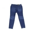thumbnail image 2 of I.N.C Womens Racing Stripe Skinny Fit Jeans, Blue, Plus Size, 14W, 2 of 3