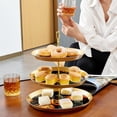 thumbnail image 6 of Pumpkin Plastic Discs and Iron Pillar Desk Organizer with 3 Tier Plates - Height 32cm, 21cm/24cm/27cm Plates, 6 of 6