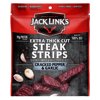 Jack Link's Extra Thick Cut Steak Strips Cracked Peppered & Garlic, Beef Jerky 2.6 oz.