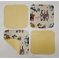 thumbnail image 1 of Beach Cats Washcloths (Set of 4) (Towel Color: Yellow), 1 of 1