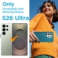 thumbnail image 3 of For Samsung Galaxy S26 Ultra Case, 3-in-1 Rugged Shockproof Protective Cover with Hard Shell and Soft Rubber Bumper, Drop Protection Armor, Teal, 3 of 6