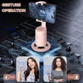thumbnail image 4 of Auto Face Tracking Tripod with Remote, 360 Rotation Auto Tracking Phone Holder, No App, Smart Phone Selfie Sticks Tripod(Pink), 4 of 4