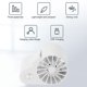 thumbnail image 3 of Ventilador portátil manos libres para colgar en la cintura, recargable por USB, para viajes de acampada al aire libre, verano, 3 of 8
