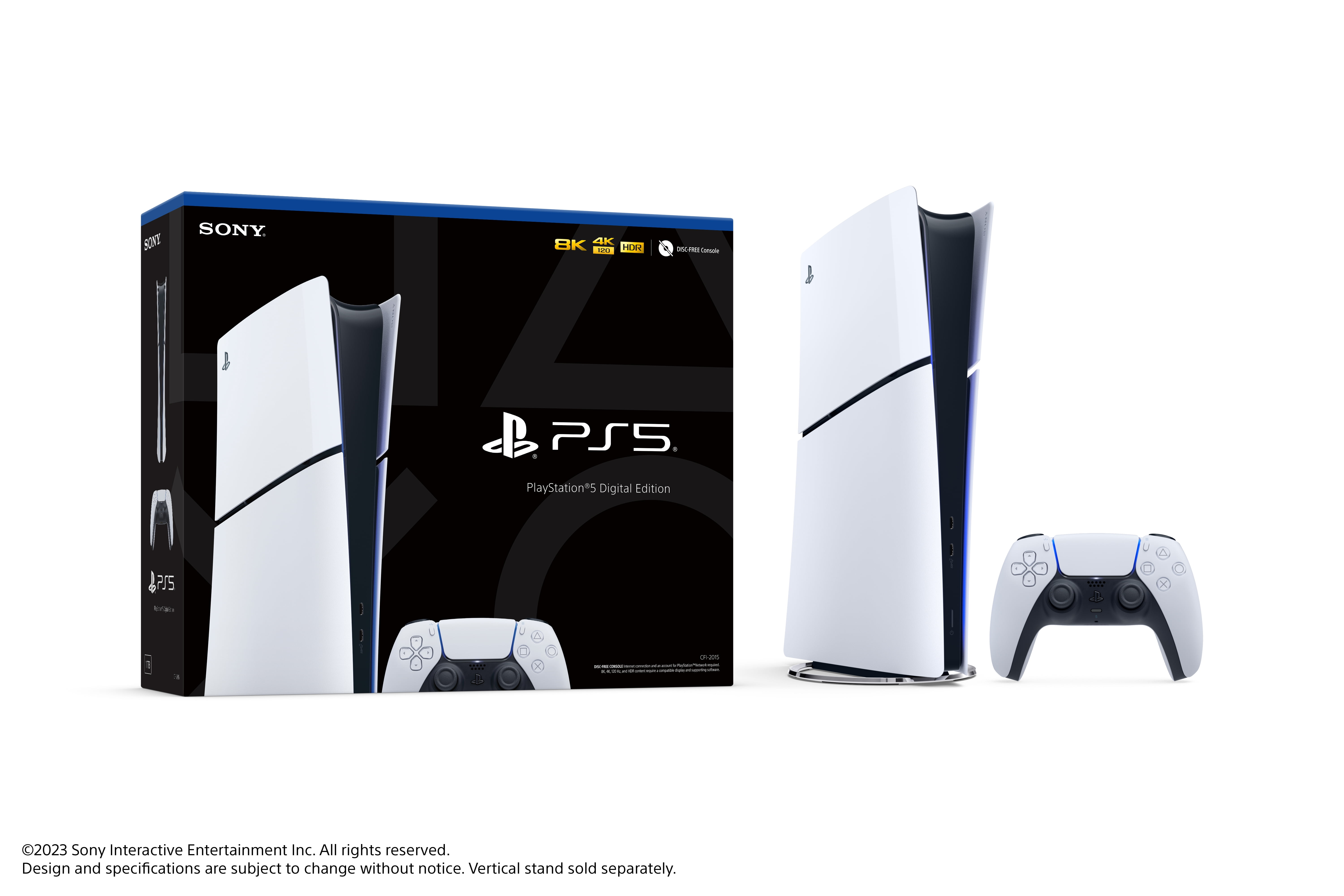 Sony PlayStation 5 PS5 Slim Digital Edition 1TB Console White By FedEx