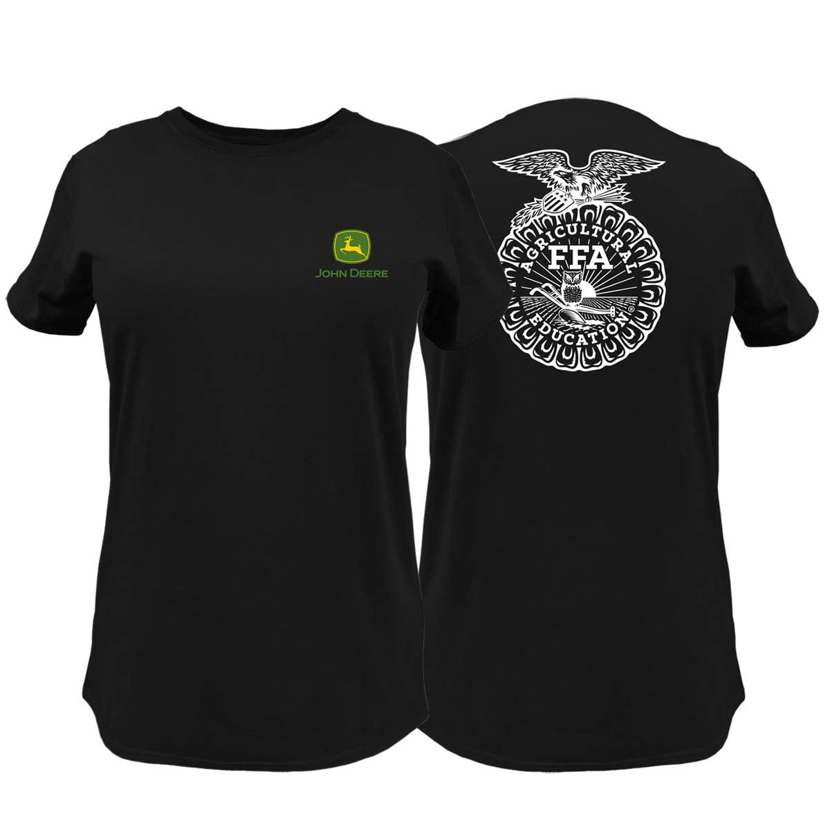John Deere John Deere Women's Black FFA TShirt (Large) LP70388