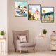 thumbnail image 3 of Pósteres de viajes vintage, arte mural de ciudad, conjunto de 15, pósteres de pared modernos y coloridos, impresiones artísticas de lienzo de paisajes europeos, decoración de pared, 3 of 9