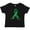 AB-Black, variant on Inktastic Cerebral Palsy Awareness- Green Ribbon Made of Hearts Boys or Girls Baby T-Shirt