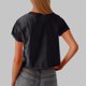 thumbnail image 4 of Camisetas para las Mujeres de Cuello Redondo, Camisetas Sueltas de Manga Corta, 4 of 7