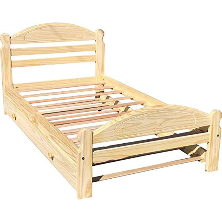 Wood to The World 39 Inches Twin Size Bed Slats Solid Pine Wood Slats Mattress Support Wooden Slats 39 in