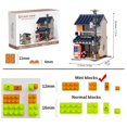 thumbnail image 2 of Japanese Tea House Mini Building Set with LED - Japanese Street View Simulation Architecture Construction Toy,Mini Brick 1219pcs, 2 of 8
