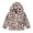 Leopard print, variant on Toddler Baby Girls Fall Clothes Fleece Jackets Hooded Zip Up Cute Prints Fuzzy Coats Size 12M-6T