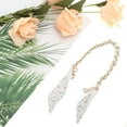 thumbnail image 4 of Unique Bargains 1 Pc Floral Print Handbag Strap for Travelling White Orange Alloy Polyester, 4 of 5
