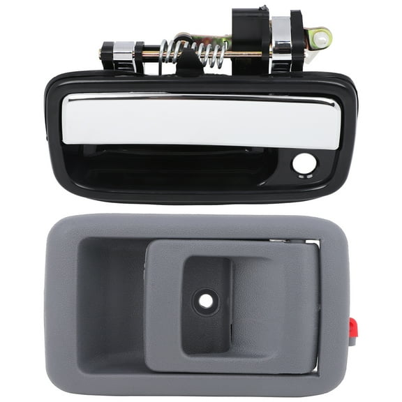 ECCPP Door Handles Exterior Interior Front Driver Left Side for 2001-2004 for Toyota Tacoma(2pcs)