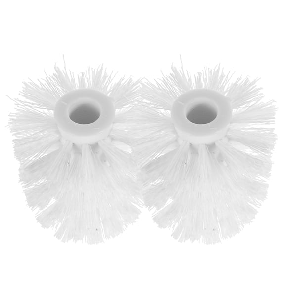 Soimiss Toilet Scrubber Brush Replacement, White Bathroom Accessories, 2Pcs