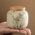 thumbnail image 3 of 2pcs Ceramic Tea Jars Decorative Sealing Containers Panda Design Loose Leaf Tea Holders, 3 of 9