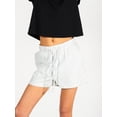 thumbnail image 3 of Musuos Women Casual Shorts, Summer Elastic Waist Striped Short Pants for Daily, 3 of 5