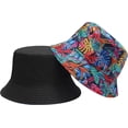 thumbnail image 3 of Unisex Cute Print Bucket Hat Summer Travel Fisherman Cap for Women Men Teens, 3 of 5