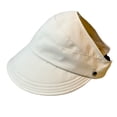 thumbnail image 2 of Sombrero para el sol para mujer, de secado rápido, informal, con visera, transpirable, de ala ancha Beige, 2 of 9