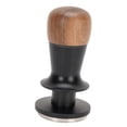 thumbnail image 1 of Espresso Tamper, Walnut Stainless Steel Constant Pressure Sound Feedback Threaded Base Coffee Tamper Tool, Fit for Espresso Accessories, 1 of 7