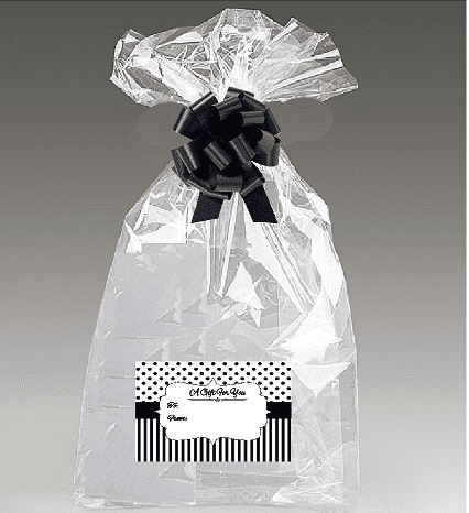 large cellophane bags for baskets